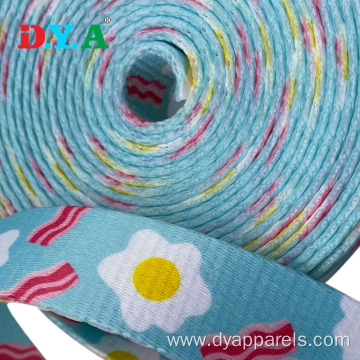 Heat Transfer Printed Webbing Strap for Dog Leash